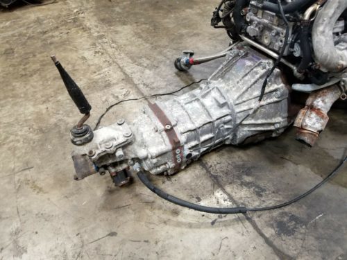 Rebuilt car engine