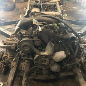 Rebuilt car engine