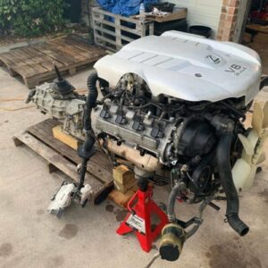 Rebuilt car engine