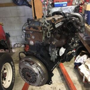 Rebuilt car engine