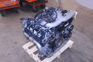 Rebuilt car engine