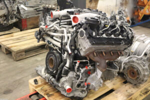 Rebuilt car engine