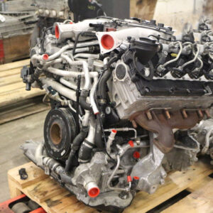 Rebuilt car engine