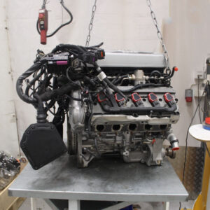 Rebuilt car engine