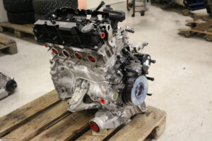 Rebuilt car engine