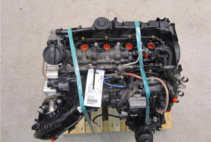 Rebuilt car engine