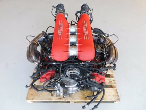 Rebuilt car engine