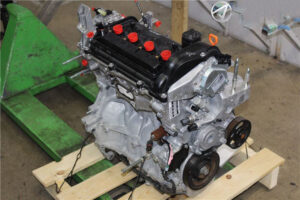 Rebuilt car engine