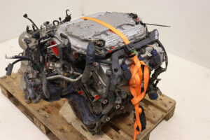 Rebuilt car engine