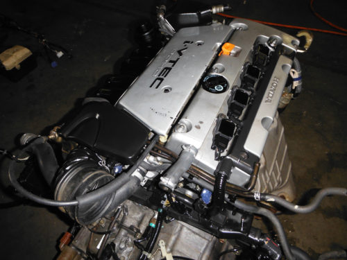 Rebuilt car engine