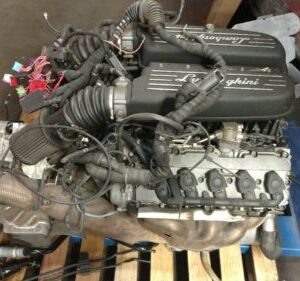 Rebuilt car engine