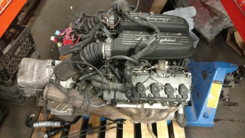 Rebuilt car engine