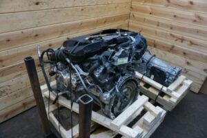 Rebuilt car engine