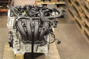 Rebuilt car engine