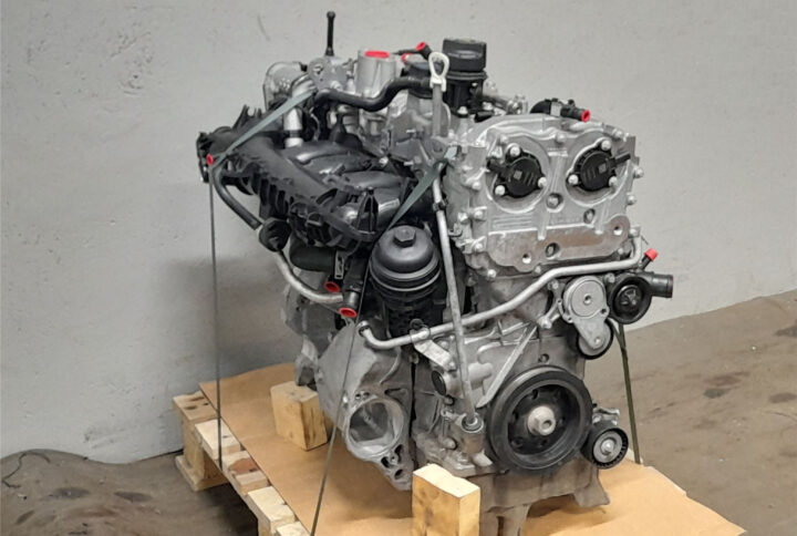 Rebuilt car engine