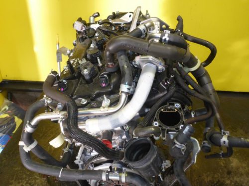 Rebuilt car engine